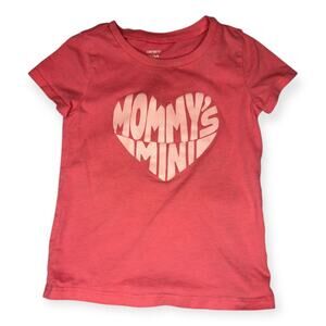 Carter’s Pink Toddler Girl T-Shirt 3T Hear “Mommy’s Mini” – Fast Shipping